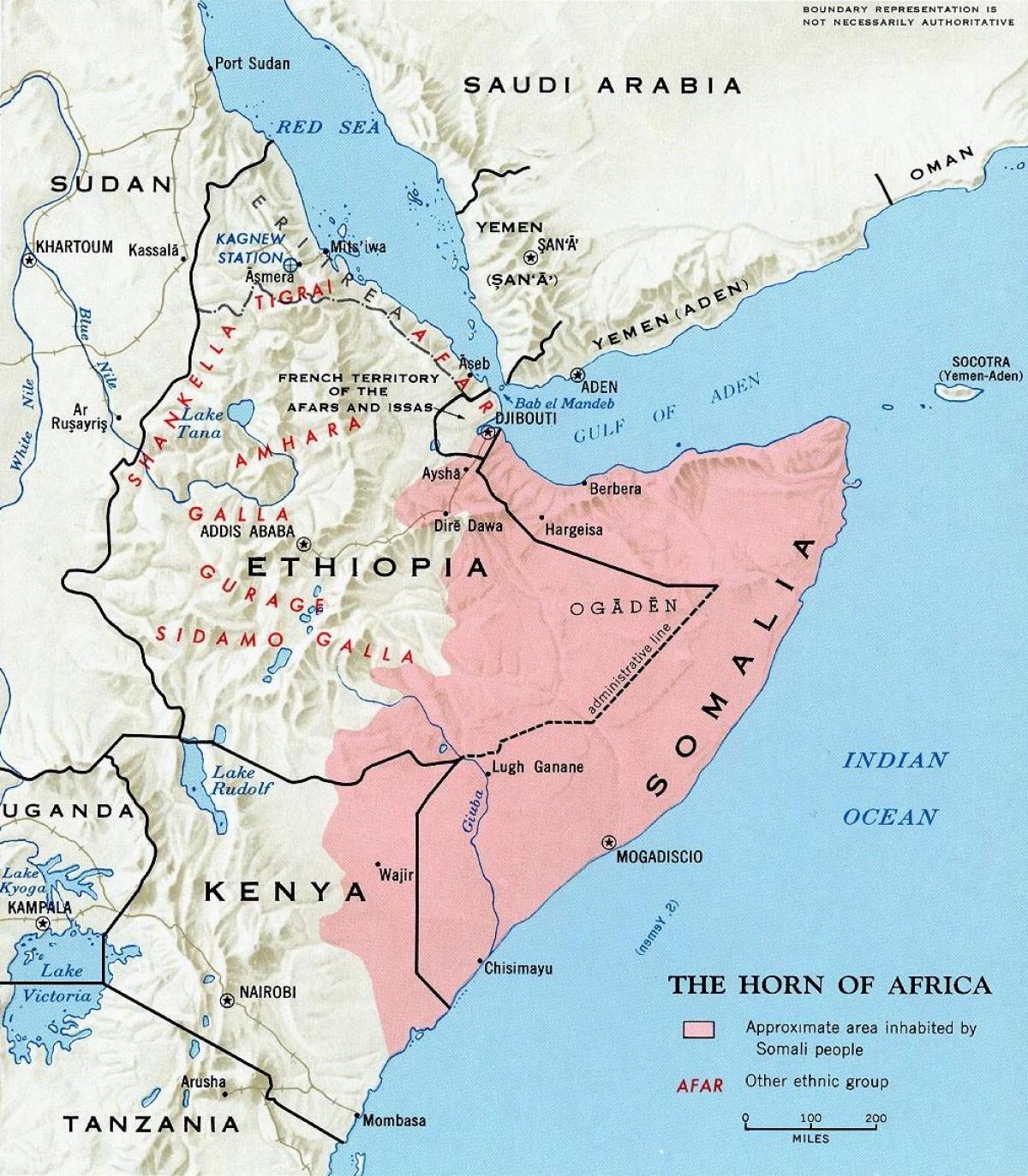nordöstra Kenya karta