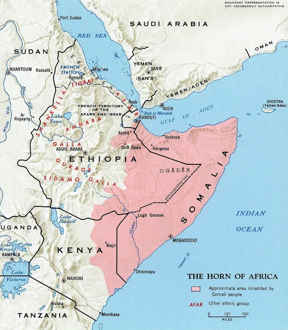 nordöstra Kenya karta