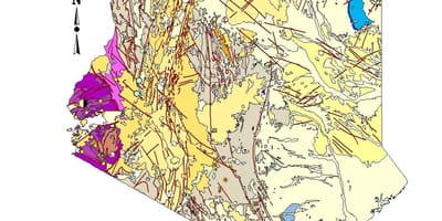 Karta över Kenya mineraltillgångar