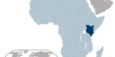 Kenya karta läge