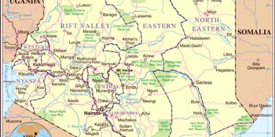Kenya detaljerad färdplan